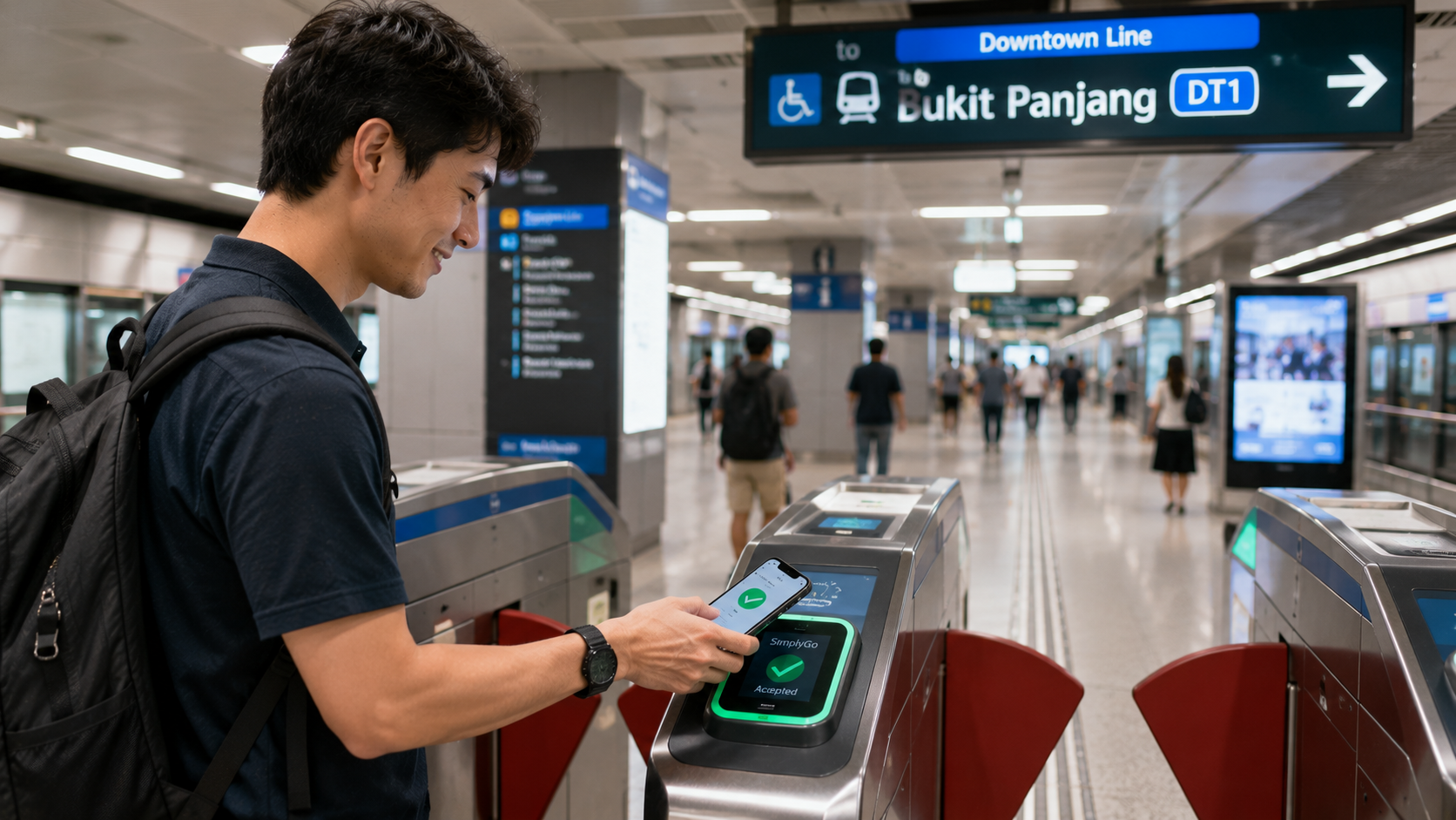 シンガポールでキャッシュレス決済やeSIMを活用する旅行者